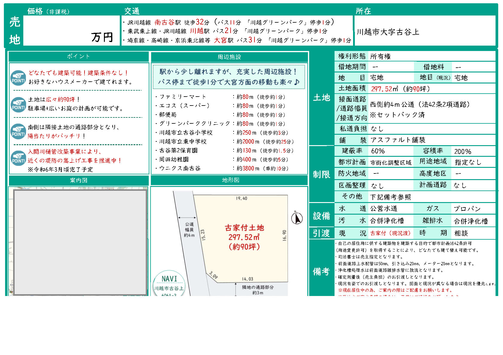 市街化調整区域でも売却成功｜調査と戦略で適正価格を実現した土地売却事例(川越市/土地)
